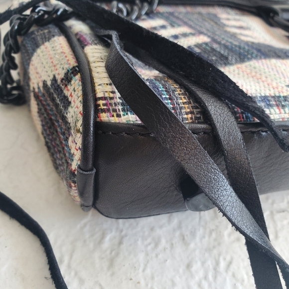 Rebecca Minkoff MAC Southwestern Woven Tweed Aztec Western Boho Bag - Picture 7 of 15